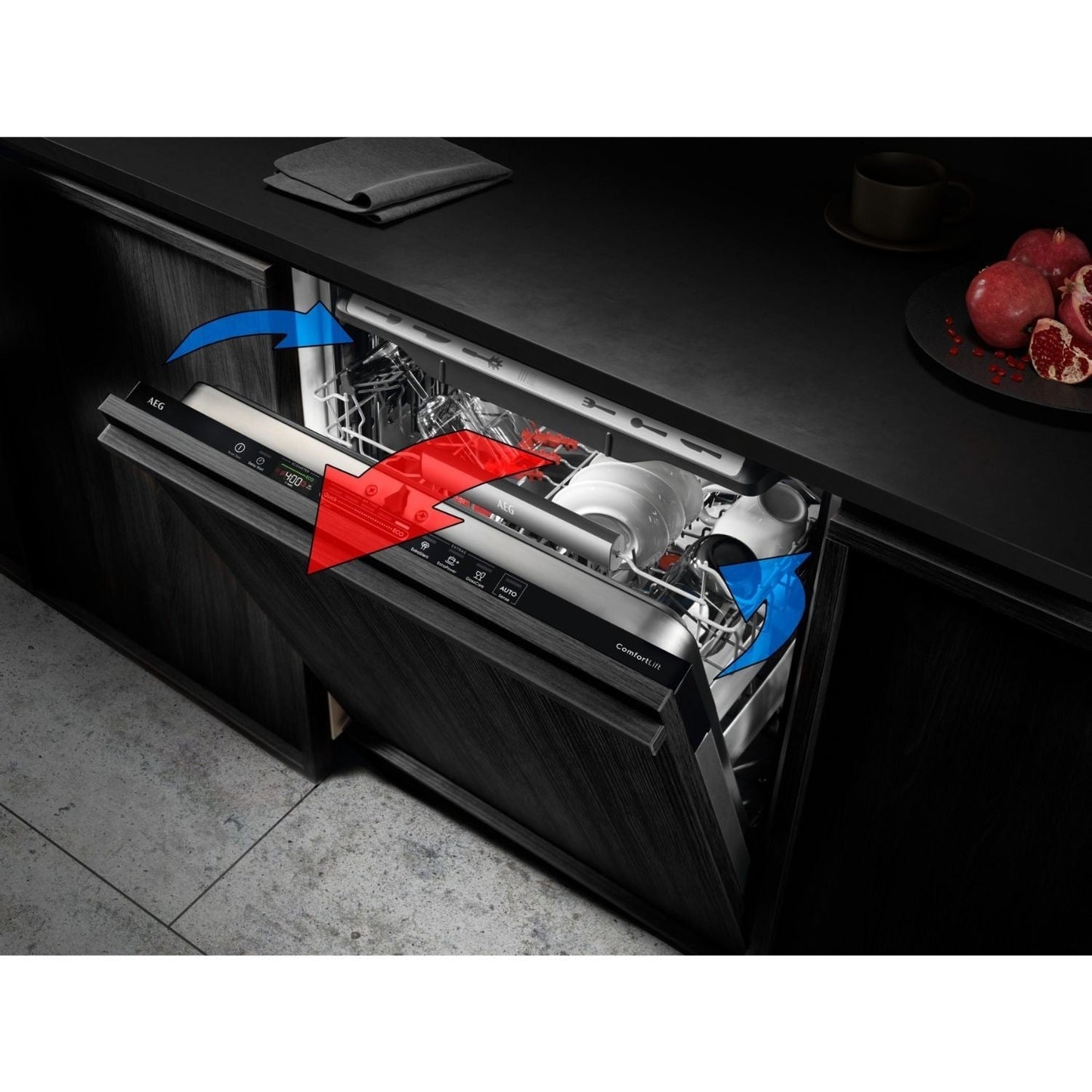 AEG Series 5000 FSB54907Z Integrated Dishwasher AirDry Technology 14 Place Settings