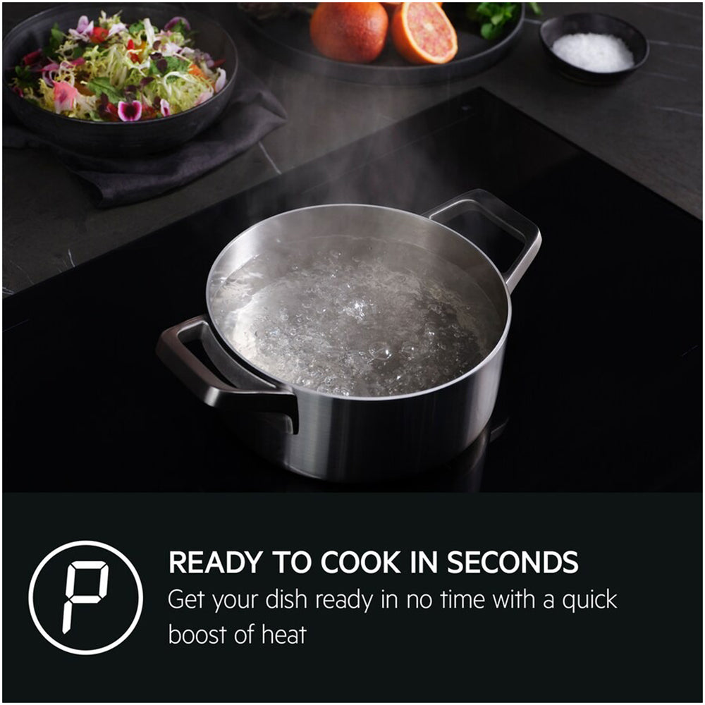 AEG Series 5000 TN64IA00XB 57.6cm 4 Zone Induction Hob Stainless Steel
