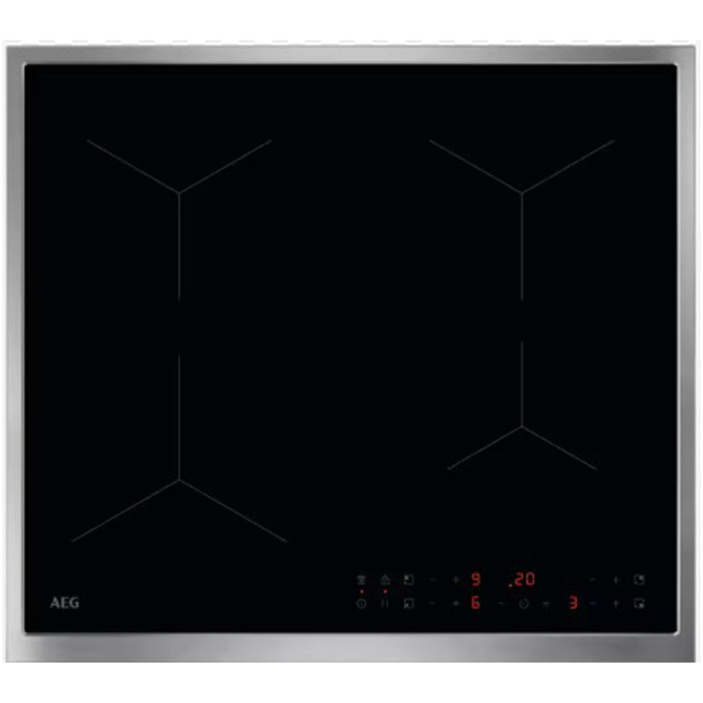 AEG Series 5000 TN64IA00XB 57.6cm 4 Zone Induction Hob Stainless Steel