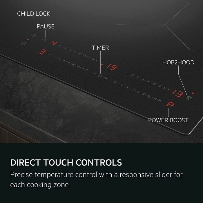 AEG SO64IA0SCB 60cm 4 Zones Induction Hob