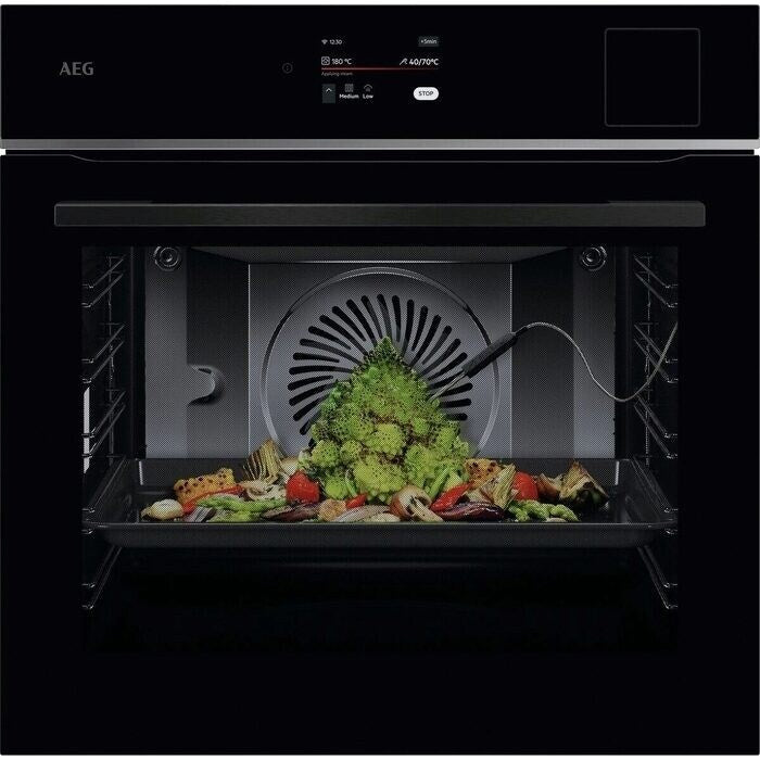 AEG TP8SB731AB Electric Built in Single Oven with Touch Controls Black