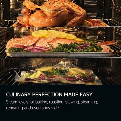 AEG TP8SB731AT Electric Built in Single Oven with Touch Controls Black