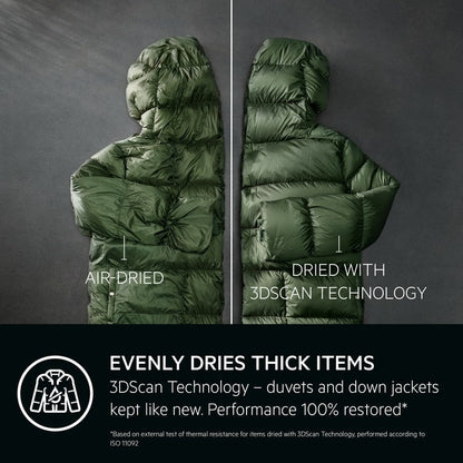 AEG TR959V6BC 9000X Series 9kg Heat Pump Tumble Dryer with 3DScan Technology