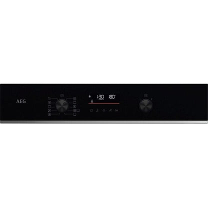 AEG TS6PB521AB Electric Built in Single Oven with Retractable Dials Black