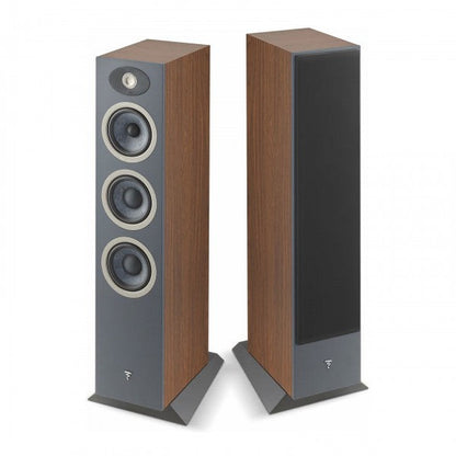Arcam Radia SA35 Streaming Integrated Amplifier with Focal Theva N2 Floorstanding Dark Wood Speakers Pair HiFi Package