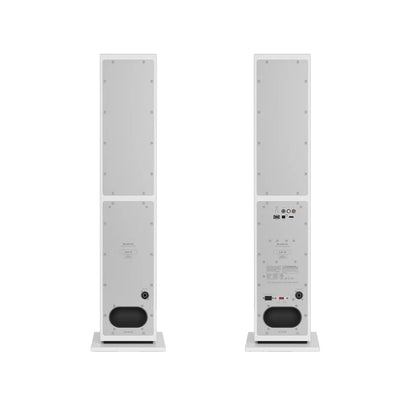 Audio Pro A48 W Wireless Multiroom Bluetooth Floorstanding Speakers Pair White