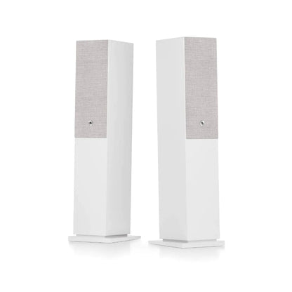 Audio Pro A48 W Wireless Multiroom Bluetooth Floorstanding Speakers Pair White
