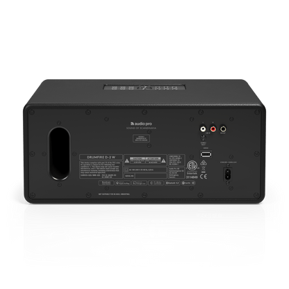 Audio Pro Drumfire D-2 W Wireless Multiroom Speaker Black