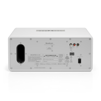 Audio Pro Drumfire D-2 W Wireless Multiroom Speaker White