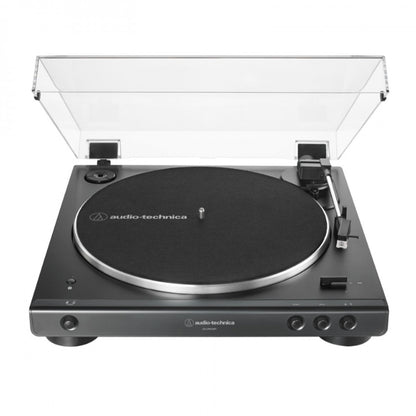 Audio Technica AT-LP60XBT Fully Automatic Bluetooth Wireless Turntable with Roberts Stream 67L All In One Smart Music System Black