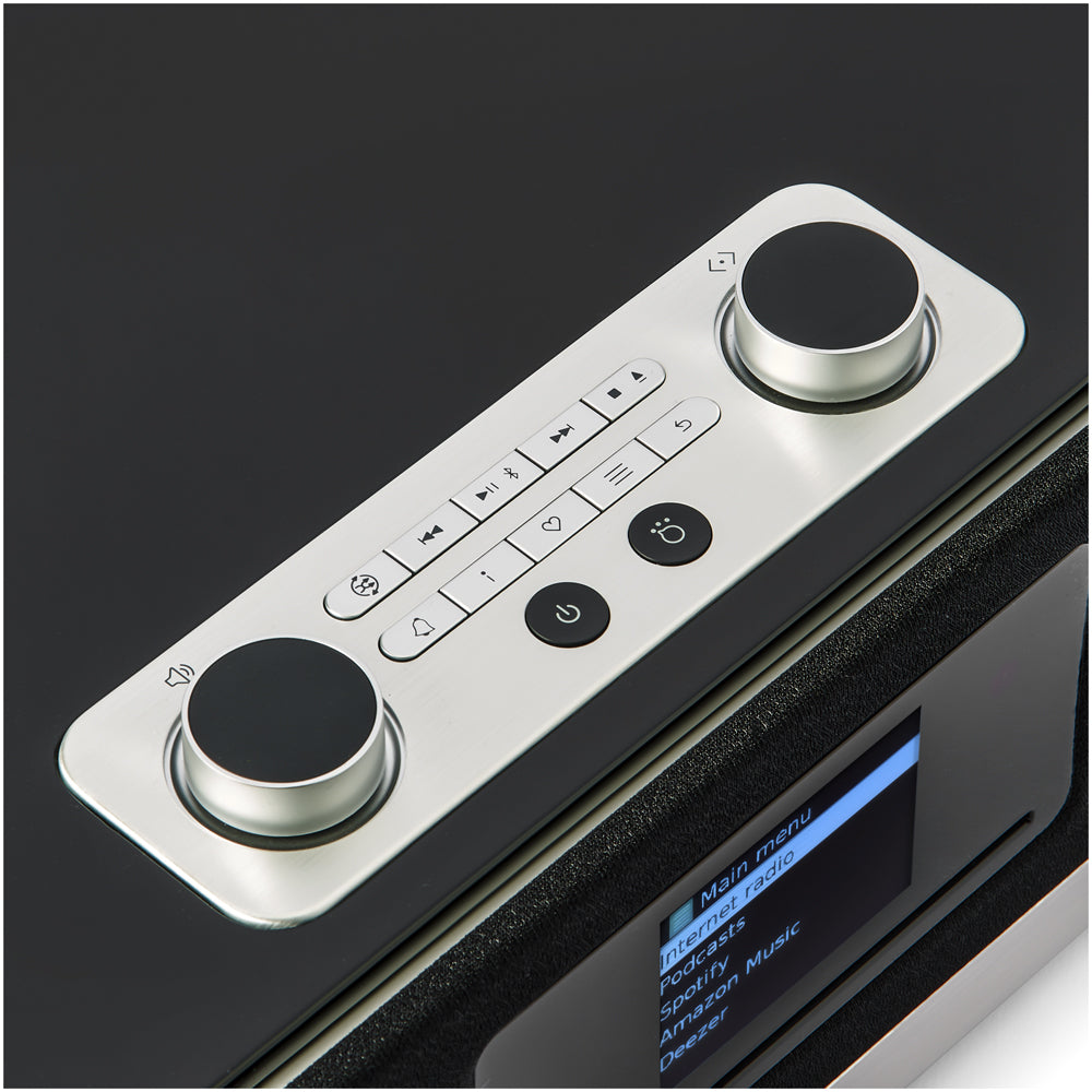 Audio Technica AT-LP70XBT Fully Automatic Bluetooth Wireless Turntable with Roberts Stream 67L All In One Smart Music System Black