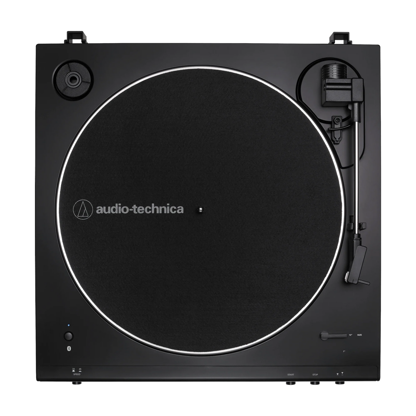 Audio Technica ATLP60XBT Fully Automatic Bluetooth Wireless Turntable with AT-SP3X Powered Bookshelf Speakers HiFi Package Black