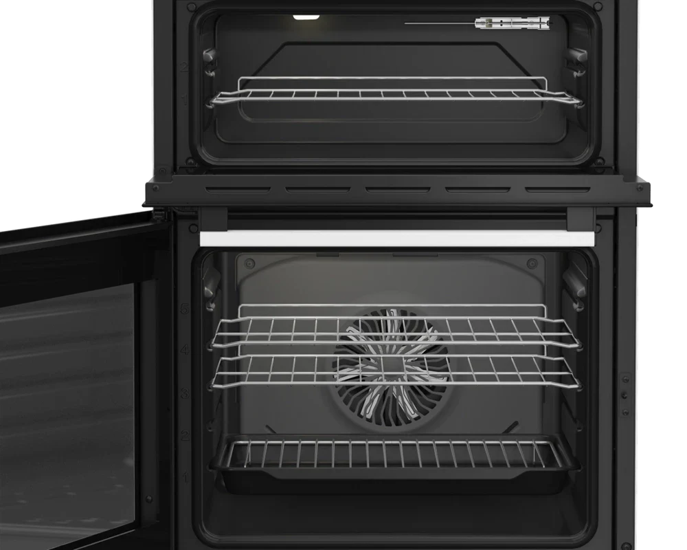 Blomberg HKRN651W 60cm Double Oven Electric Cooker with Vitroceramic Hob White