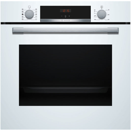Bosch HQA534BW3B Series 4 71L Built-In Electric Single Oven White - A+ Rated