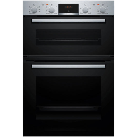 Bosch MBA533BS3B Series 4 60cm Built In Double Electric Oven Stainless Steel
