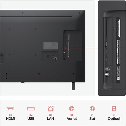 LG 43NANO80A6B 43 Inch NanoCell AI NANO80 4K Ultra HD HDR Smart TV 2025