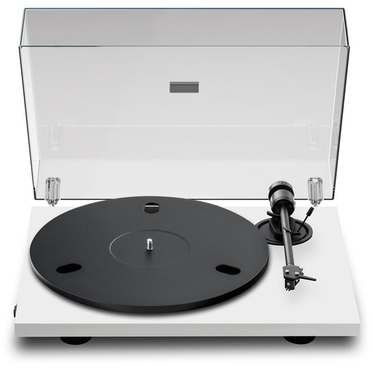 Pro-Ject E1.2 Plug and Play Entry Level Audiophile Grade Manual Turntable White