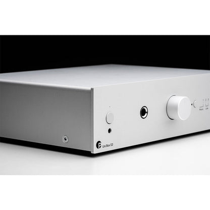 Pro-Ject Uni Box S3 Integrated Streaming Amplifier with Bluetooth and Built In Phono Stage Silver
