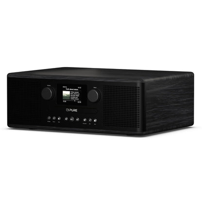 Pure Classic C-D6i  All in One Internet Radio with DAB+ FM Bluetooth CD Player Stereo Sound System Black