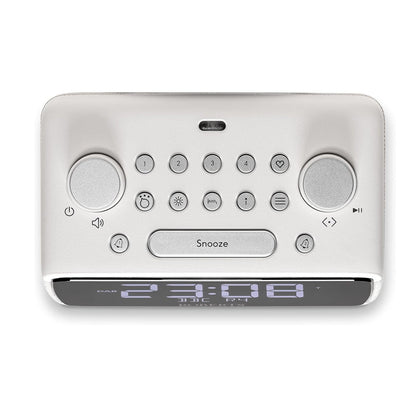 Roberts Ortus 4 DAB DAB+ FM Digital Clock Radio with Bluetooth - White