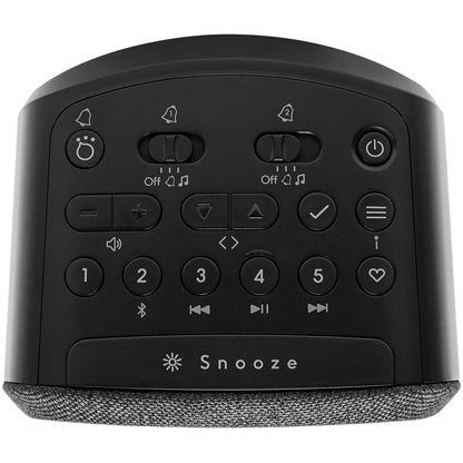 Roberts Ortus 5 DAB DAB+ FM RDS Bedside Radio with Bluetooth Black