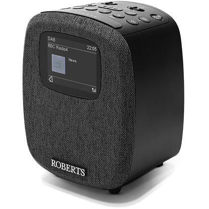 Roberts Ortus 5 DAB DAB+ FM RDS Bedside Radio with Bluetooth Black