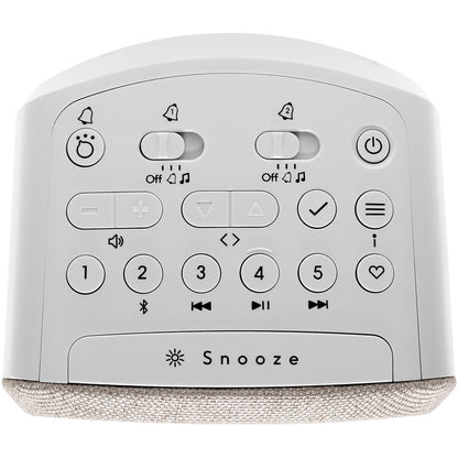 Roberts Ortus 5 DAB DAB+ FM RDS Bedside Radio with Bluetooth White