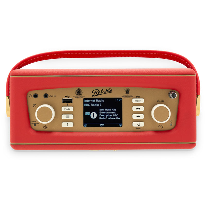 Roberts Revival iStream 3L DAB+ FM Bluetooth Internet Smart Radio works with Amazon in Classic Red - Open Box Clearance