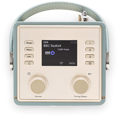 Roberts Revival Mini 2 Portable Bluetooth DAB+ DAB FM Radio - Duck Egg