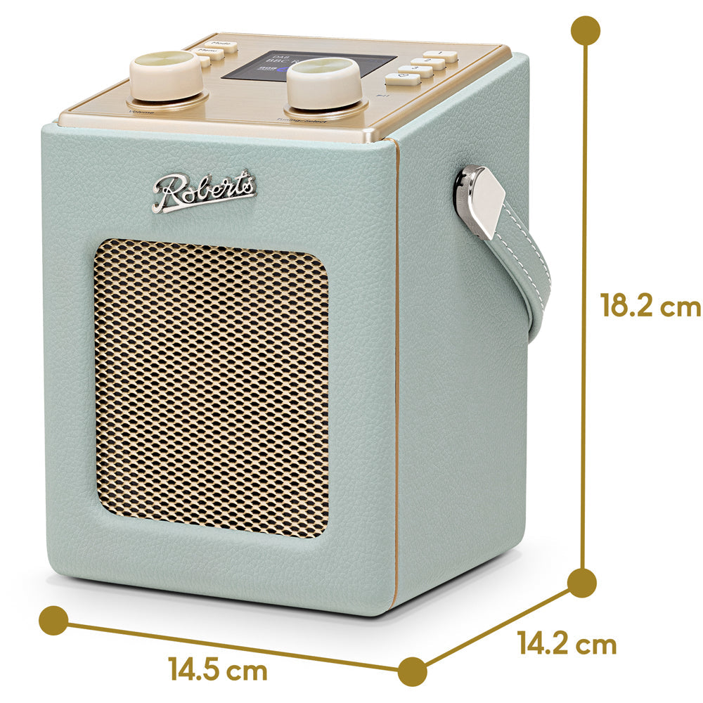 Roberts Revival Mini 2 Portable Bluetooth DAB+ DAB FM Radio - Duck Egg