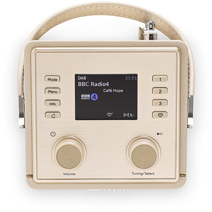 Roberts Revival Mini 2 Portable Bluetooth DAB+ DAB FM Radio - Pastel Cream