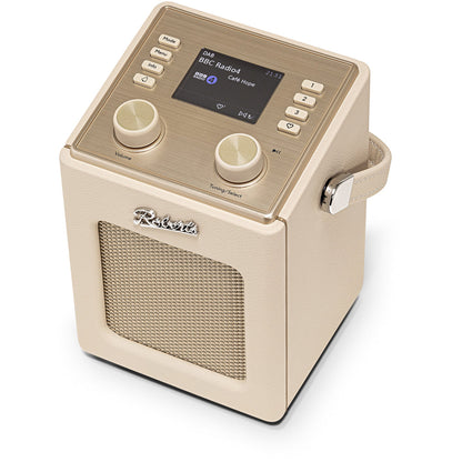 Roberts Revival Mini 2 Portable Bluetooth DAB+ DAB FM Radio - Pastel Cream