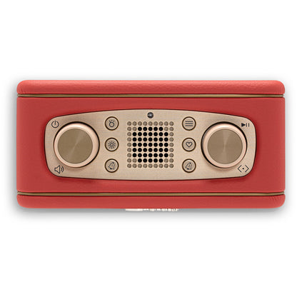 Roberts Revival Rest DAB DAB+ FM Bluetooth Bedside Clock Radio Classic Red
