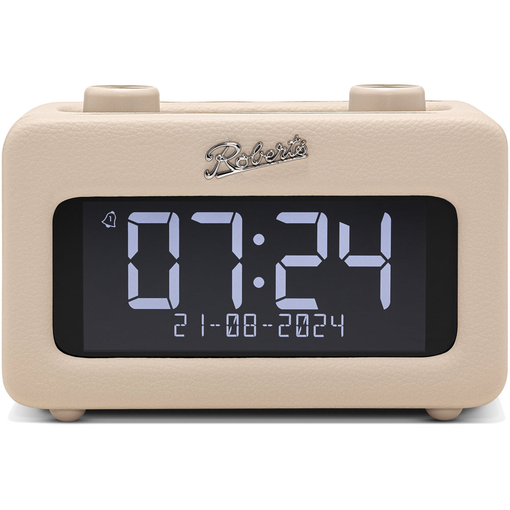 Roberts Revival Rest DAB DAB+ FM Bluetooth Bedside Clock Radio Pastel Cream
