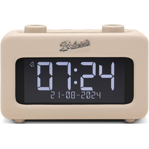Roberts Revival Rest DAB DAB+ FM Bluetooth Bedside Clock Radio Pastel Cream