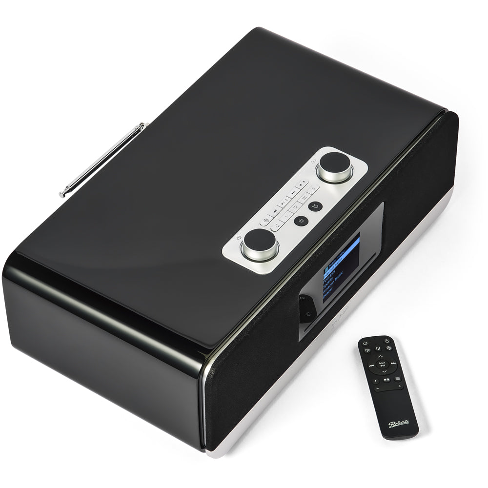 Roberts Stream 67L Bluetooth Sound System with CD Player and Internet DAB+ Radio - Black