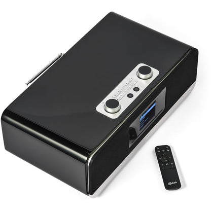 Roberts Stream 67L Bluetooth Sound System with CD Player and Internet DAB+ Radio - Black