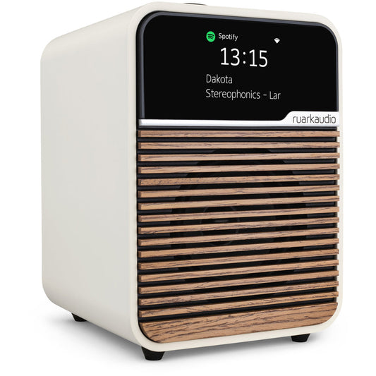 Ruark R1S Premium DAB DAB+ FM Bluetooth USB Digital Smart Radio Light Cream