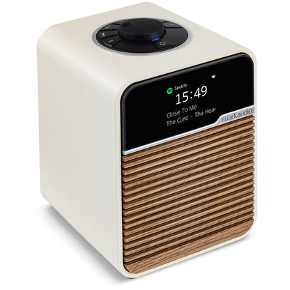 Ruark R1S Premium DAB DAB+ FM Bluetooth USB Digital Smart Radio Light Cream