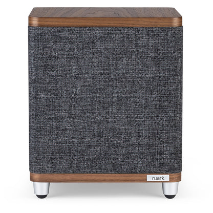 Ruark RS1 100W Subwoofer Rich Walnut Veneer with Slate Grey Fabric Grille
