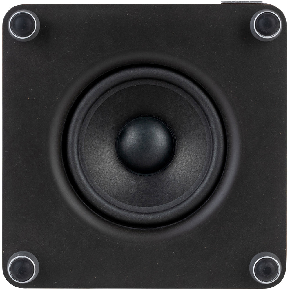 Ruark RS1 100W Subwoofer Rich Walnut Veneer with Slate Grey Fabric Grille