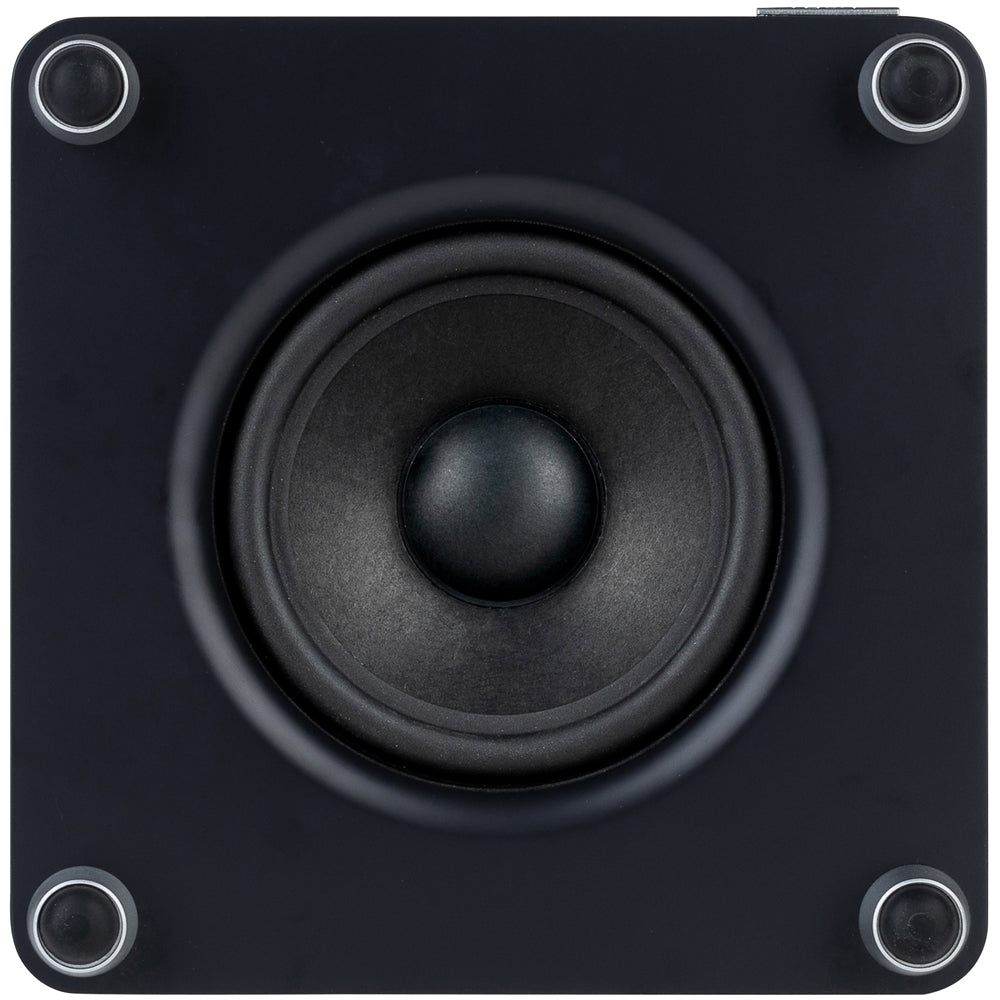 Ruark RS1 100W Subwoofer Satin Charcoal Black with Slate Grey Fabric Grille