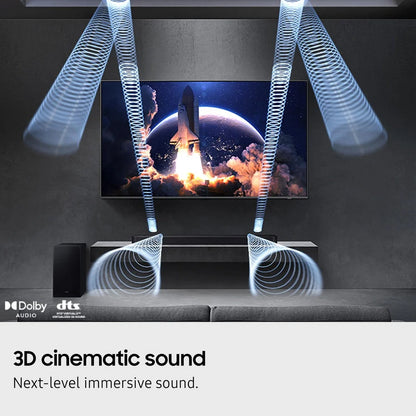 Samsung HW-Q600F 3.1.2ch Q-Series Soundbar with Wireless Subwoofer in Titan Black 2025