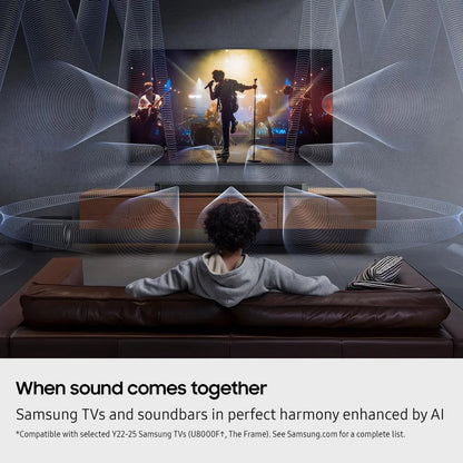 Samsung HW-Q930F 9.1.4ch Q-Series Soundbar with Wireless Subwoofer and Rear Speakers in Titan Black 2025