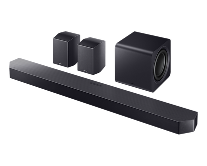 Samsung HW-Q990F 11.1.4ch Q-Series Soundbar with Wireless Subwoofer and Rear Speakers in Titan Black 2025