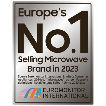 Samsung MS23K3515AK 23L Solo Microwave Oven with Triple Distribution System Black