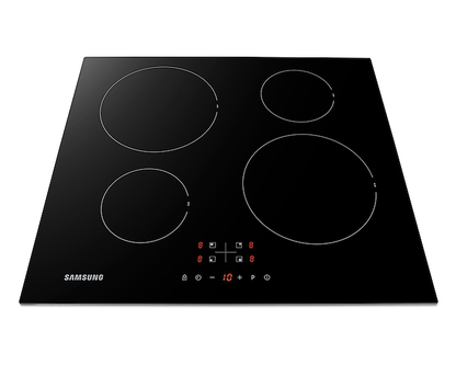 Samsung NZ64F3NM1AB Series 3 60cm Four Burner Electric Induction Hob in Black