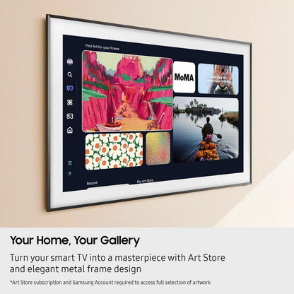 Samsung QE75LS03FWUXXU 75 Inch The Frame Pro LS03FW Art Mode Neo QLED 4K Vision Ultra HD HDR Smart AI TV 2025