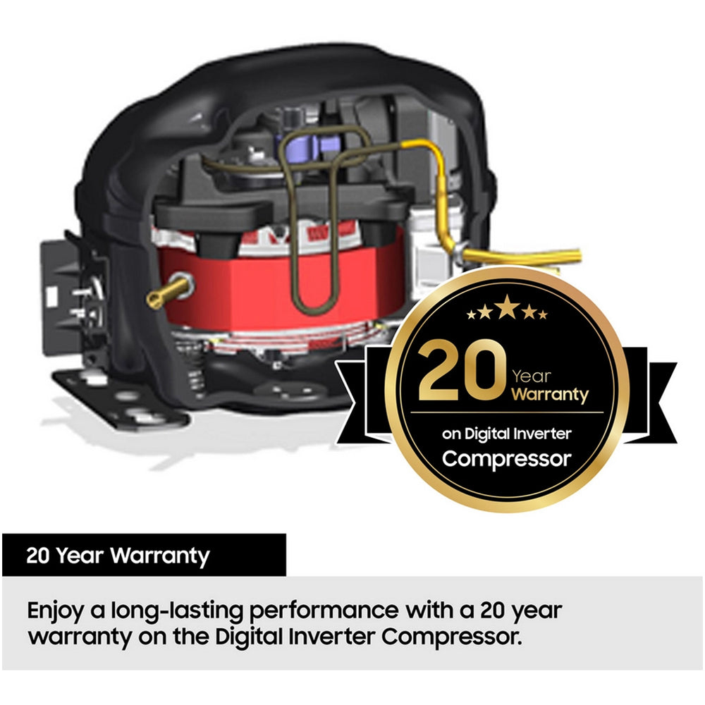 Samsung RB33B610EWWEU Series 5 SaceMax 344L Freestanding Fridge Freezer White