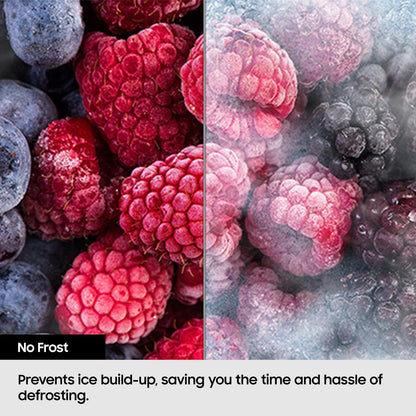 Samsung RB34C632ESAEU Series 7 SpaceMax 341L Freestanding Tall Fridge Freezer Silver